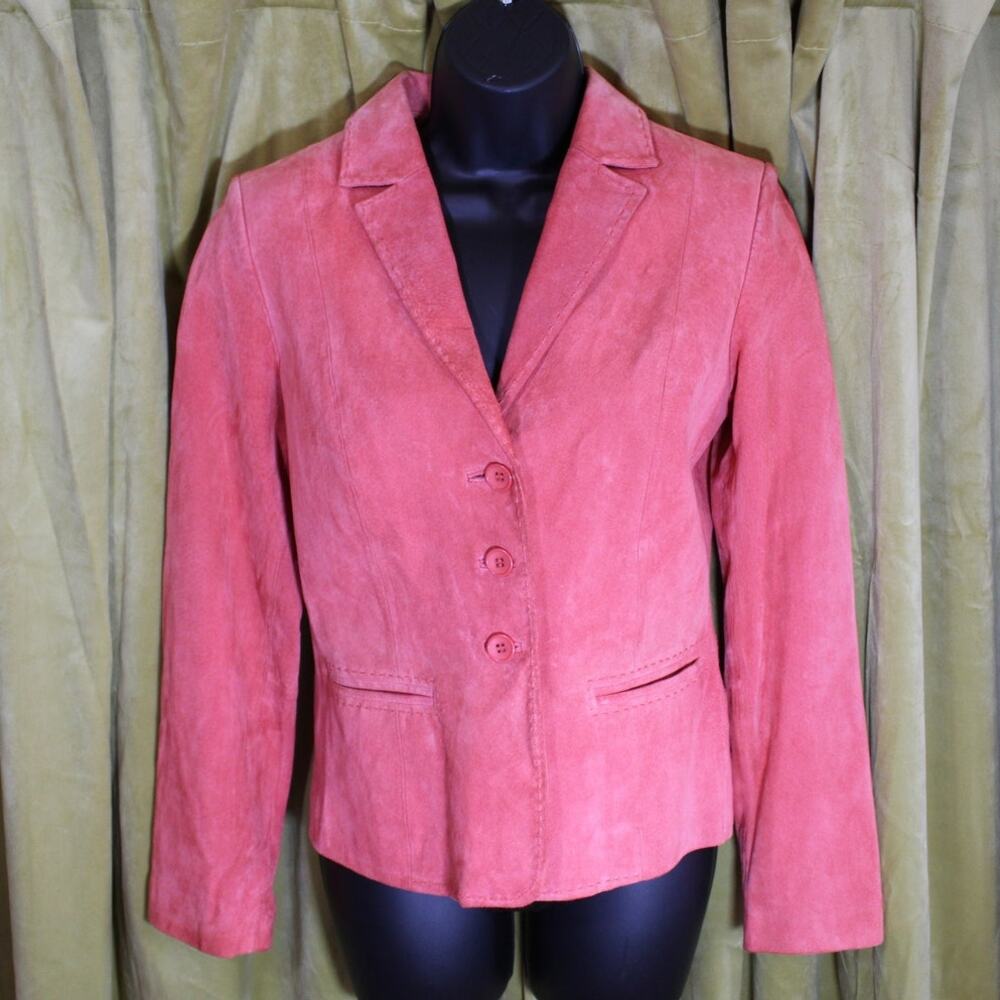 Spiegel Size 6 Womens Coat Faded red leather